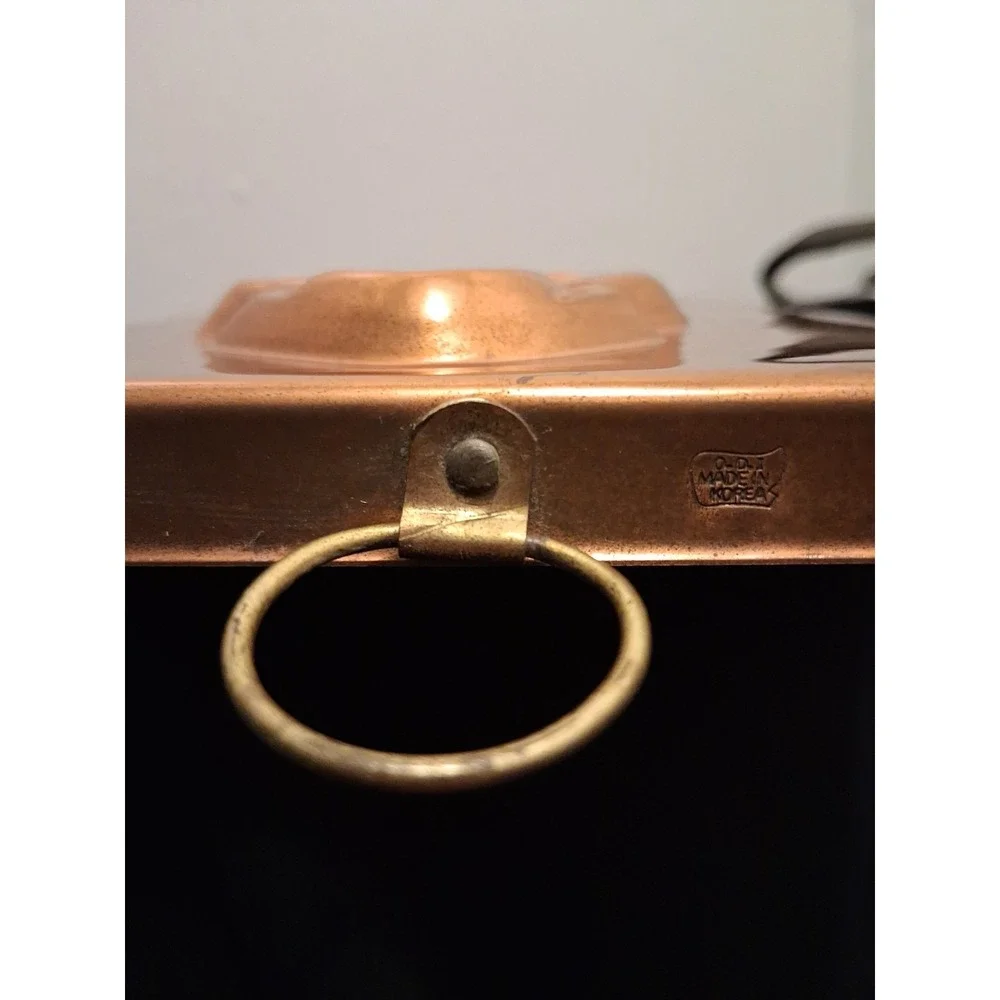 Vintage Copper Tone Lady Dress Wall Hanging (PRE- OWNED)Mold Retro Kitchen Decor